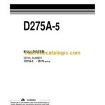 Komatsu D275A-5 Bulldozer Operation and Maintenance Manual (EEAM024001)