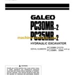 Komatsu PC30MR-2, PC35MR-2 Hydraulic Excavator Operation and Maintenance Manual (TEN00100-00)
