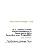 Case CK38 Crawler Excavator Parts Catalog (7-2150+r2)