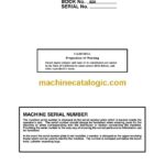 Link Belt 4300Q Quantum Excavator Operators Manual