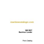 Case 580 MXT Backhoe Loader Parts Catalog (7-8030_580MXT)
