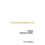 Case SV208 Vibratory Roller Parts Catalog (7-7551)