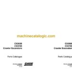 Case CX350B, CX370B Crawler Excavators Parts Catalog (87484982_int_A4N)