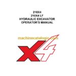 Link Belt 210X4, 210X4 LF Hydraulic Excavator Operators Manual