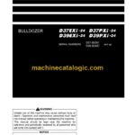 Komatsu D37EXi-24, D37PXi-24, D39EXi-24, D39PXi-24 Bulldozer Operation and Maintenance Manual (TEN00766-02)