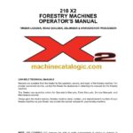 Link Belt 210X2 Forestry Machines Timber Loader, Road Builder, Delimber, Harverstor Precessor Operators Manual