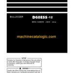 Komatsu D68ESS-12 Bulldozer Operation and Maintenance Manual (LEAMD68C02)