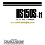 Komatsu HS150S-11 Operation and Maintenance Manual (SEAMW01600)