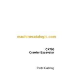 Case CX700 Crawler Excavator Parts Catalog (6-88961_int_USN)