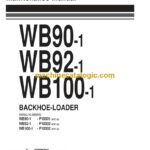 Komatsu WB90-1, WB92-1, WB100-1 Backhoe Loader Operation and Maintenance Manual (EEAM005001)
