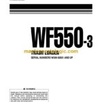 Komatsu WF550-3 Operation and Maintenance Manual (VEAM100200)
