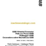 Case 688B Wheeled Excavator Parts Catalog (8-9322)