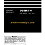 Komatsu D85MS-15 Demining Equipment Operation and Maintenance Manual (PEN00241-02)