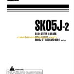 Komatsu SK05J-2 Skid Steer Loader Operation and Maintenance Manual (WEAM001801)