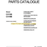 Case CX15B, CX18B Crawler Excavators Parts Catalog (84413777_A4)