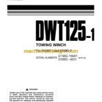 Komatsu DWT125-1 Towing Winch Operation and Maintenance Manual (PEN00095-00)