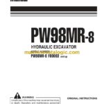 Komatsu PW98MR-8 Hydraulic Excavator Operation and Maintenance Manual (WEAM015001)