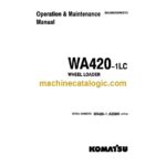 Komatsu WA420-1LC Wheel Loader Operation and Maintenance Manual (SEADU424KD10)