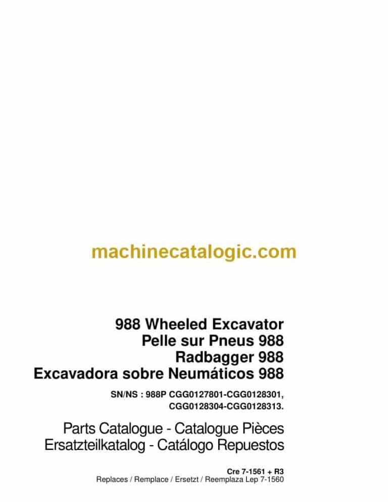 Case 988 Wheeled Excavator Parts Catalog (7-1561+R3_int_USN)