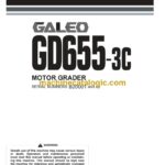 Komatsu GD655-3C Motor Grader Operation and Maintenance Manual (KEAM037900T)