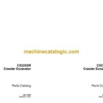 Case CX225SR Crawler Excavator Parts Catalog (7-8382_int_USN)