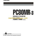 Komatsu PC80MR-3 Hydraulic Excavator Operation and Maintenance Manual (WEAM009700)