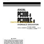 Komatsu PC300-6, PC300LC-6 Hydraulic Excavator Operation and Maintenance Manual (SEAM009204T)