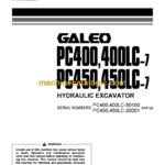 Komatsu PC400, PC400LC-7, PC450, PC450LC-7 Hydraulic Excavator Operation and Maintenance Manual (SEAM063900P)
