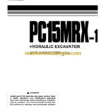 Komatsu PC15MRX-1 Hydraulic Excavator Operation and Maintenance Manual (SEAM044900T)