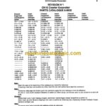Case CK15 Crawler Excavators Parts Catalog (8-8632r1)