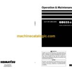 Komatsu GD655-5 Motor Grader Operation and Maintenance Manual (KEAM044601)