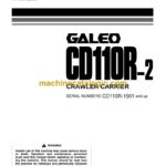 Komatsu CD110R-2 Crawler Carrier Operation and Maintenance Manual (SEAM051500T)