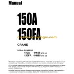 Komatsu 150A, 150FA Crane Operation and Maintenance Manual (CEADC20081)