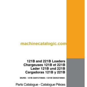 Case 121B, 221B Loaders Parts Catalog (7-3000+R4)