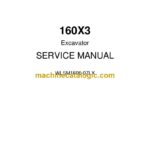 Link Belt 160X3 Excavator Service Manual
