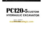 Komatsu PC120-5 Hydraulic Excavator Operation and Maintenance Manual (SEAM000500)