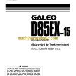 Komatsu D85EX-15 Bulldozer Operation and Maintenance Manual (PEN00124-00)