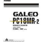 Komatsu PC18MR-2 Operation and Maintenance Manual (WEAM007300)