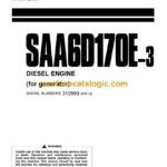Komatsu SAA6D170E-3 Diesel Engine Operation and Maintenance Manual (SEAM062700P)