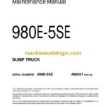 Komatsu 980E-5SE Dump Truck Operation and Maintenance Manual (CEAM036201)