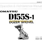 Komatsu D155S-1 Dozer Shovel Operation and Maintenance Manual (SEAM0178US00)