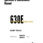 Komatsu 630E Dump Truck Operation and Maintenance Manual (DG738D)