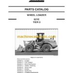Case 621E Tier 3 Wheel Loader Parts Catalog (87632279ML)