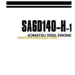 Komatsu SA6D140-H-1 Diesel Engine Operation and Maintenance Manual (SEAM063301P)