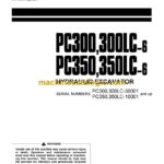 Komatsu PC300-6, PC300LC-6, PC350, PC350LC-6 Hydraulic Excavator Operation and Maintenance Manual (SEAM009000)