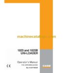 Case 1825, 1825B Uni Loader Operators Manual (9-25773EUR)