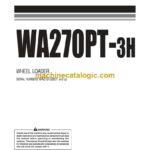 Komatsu WA270PT-3H Wheel Loader Operation and Maintenance Manual (VEAM040100)