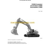 Case CX800 Excavator Parts Catalog (Bur 7-7950)