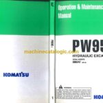 Komatsu PW95-1 Hydraulic Excavator Operation and Maintenance Manual (WEAMPW9501)