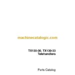 Case TX130-30, TX130-33 Telehandlers Parts Catalog (7-9680_int_USN)